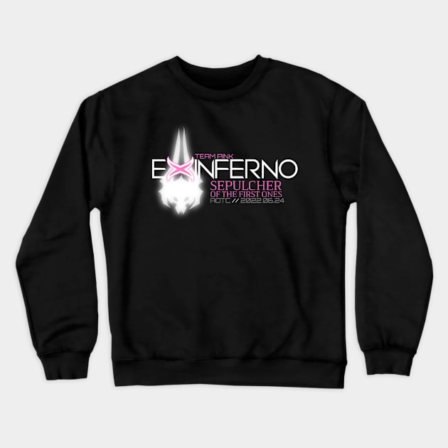 Team Pink AOTC Sepulcher of the First Ones T-Shirt (BLACK) Crewneck Sweatshirt by Ex Inferno